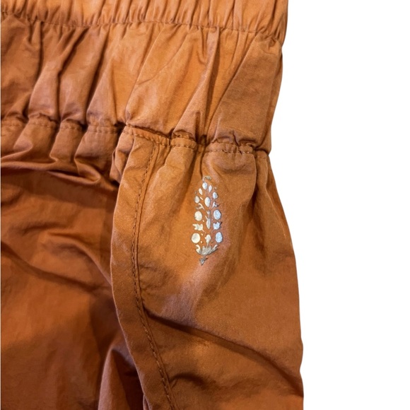 Free People Movement High-Waist Athletic Short-Size Small Pink Orange Color - Picture 4 of 5